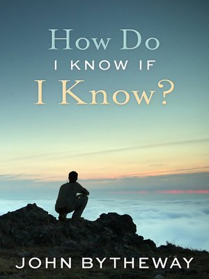 cover image of How Do I Know If I Know?
